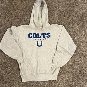 Colts Football Gray Hoodie